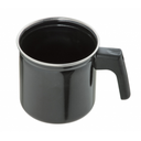 Ver imagem 2 de Caneca Esmaltada 750ml Preta Indução Cooktop Elétrico á Gás