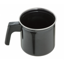 Ver imagem 1 de Caneca Esmaltada 750ml Preta Indução Cooktop Elétrico á Gás