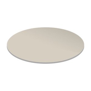 Bandeja Giratória Centro De Mesa Madeira 50 Cm Off White