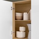 Ver imagem 7 de Armário de Cozinha Compacta Pulse Freijó/artico/cp-riscatto Freijó 8 Portas e 1 Gaveta - Kits Paraná