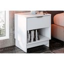 Ver imagem 5 de Mesa Cabeceira Infantil 1145 C/ 1 Gaveta Branco - Carraro