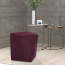 Ver imagem 2 de Kit 2 Puffs Decorativos Ametista B-278 Veludo Marsala