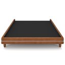 Ver imagem 3 de Cama Casal Base Box Pés Madeira 148cm Suném P05 Couríssimo Whisky Bouclê Cru - Lyam Decor