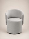 Ver imagem 2 de Poltrona Orgânica Veludo Luxuoso Design Sala Recepção Confortável e Elegante Cinza Claro