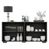 Aparador Buffet Multimóveis Veneza 4 Portas FG3557 Preto - 6