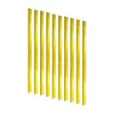 Ver imagem 1 de Kit - 10 Porta Etiqueta Simples 90 Cm Amarelo com Acrílico New Plus/plus - Sa Gôndolas