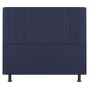 Ver imagem 2 de Kit Cabeceira e Baú Cama Box Solteiro Grace 90cm Suede Azul - Desk Design
