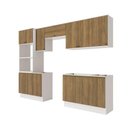 Ver imagem 2 de Lavanderia Modulada Kappesberg Celeste 9 Peças Branco/nogueira 310,5cm