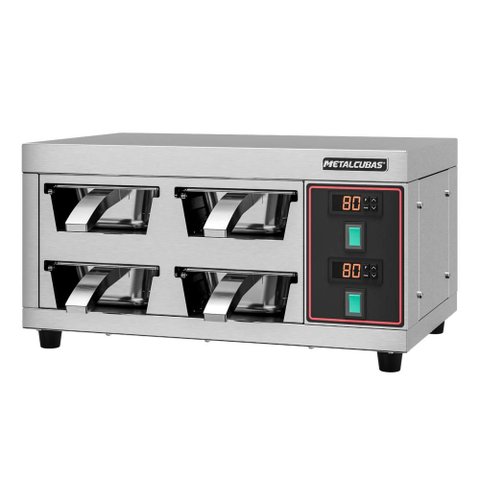 Conservador de Proteinas Elétrico Metalcubas 4 Cubas de Centro 220V Mcp 4 C