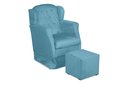 Ver imagem 1 de Puff e Poltrona Amamentação Balanço Quarto Baby Suede Tifany - Incasa Decor