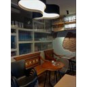 Ver imagem 6 de Mesa Bistrô Redonda em Madeira Maciça com Base de Ferro – 60 Cm