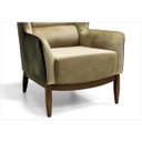 Ver imagem 4 de Kit 2 Poltronas Decorativas Base Madeira Milena Composê B-98/B-68 - Domi
