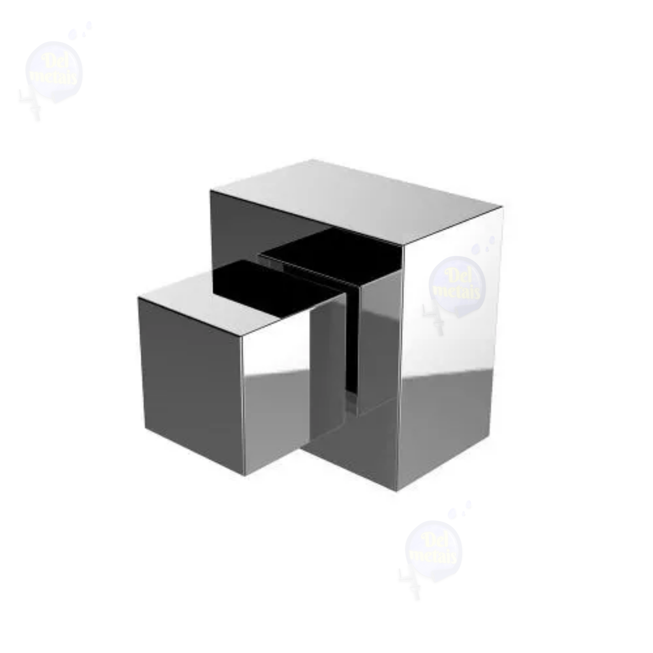 Acabamento Registro Quadrado 1 1/2 Padrão Deca Luxo Del Metais - 2