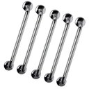 Ver imagem 3 de Barra de Apoio 40cm Alça Inox Kit 5 Unidades Idoso Gestante Cadeirante Banheiro Box Suporte Acessibi