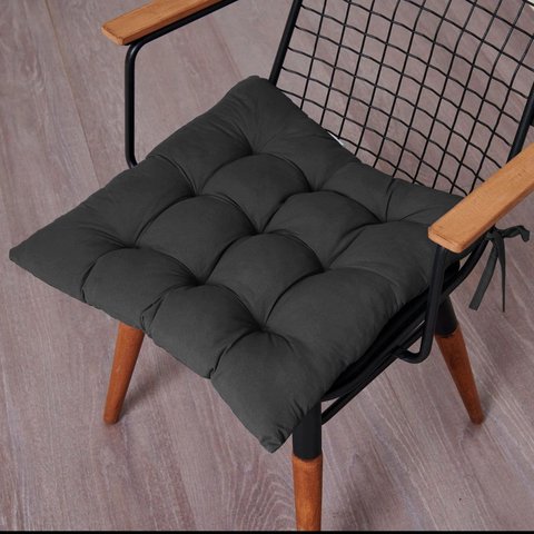 Almofada para Cadeira Futton Ox 40x40cm - Preto