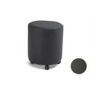 Ver imagem 1 de Puff Decorativo Rolon com Rodízios Corano Preto C - 5