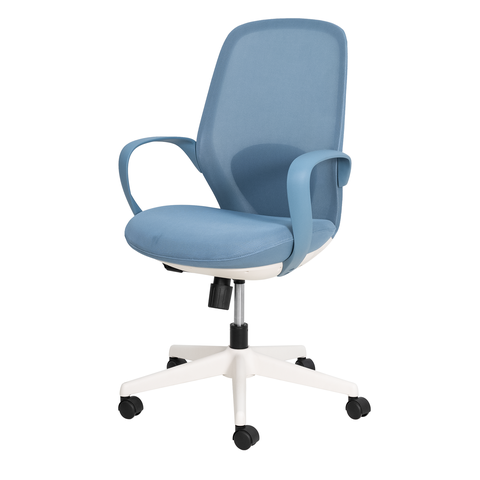 Cadeira de Escritório Brasil Sitflex Diretor Tela Mesh Azul Claro