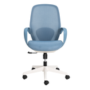 Ver imagem 2 de Cadeira de Escritório Brasil Sitflex Diretor Tela Mesh Azul Claro