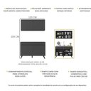 Ver imagem 4 de Armário de Cozinha Compacta 120cm Veneza Multimóveis V2141 Preto