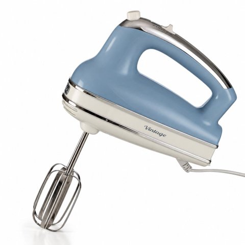 Batedeira de Mão Ariete Vintage Azul 5 Velocidades + Turbo 450W 220V