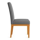 Ver imagem 3 de Kit 4 Cadeiras de Jantar Brisa Linho Base de Madeira - Pallazio