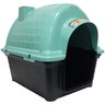 Casinha de Cachorro Cão e Gato Plástica Iglu Número 3 Porte Médio Verde Furacão Pet N3,0 0882 N3,0 V - 1