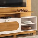 Ver imagem 6 de Estante Painel para TV 60 pol 160cm Mafra B01 Cinamomo Off White - Lyam Decor