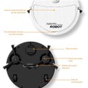 Ver imagem 3 de Mini Robô Aspirador No.8088 Limpeza Automática Recarregável Usb Aspirador de Pó - Branco