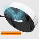 Ver imagem 4 de Mini Robô Aspirador No.8088 Limpeza Automática Recarregável Usb Aspirador de Pó - Branco
