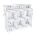 Ver imagem 6 de BALCÃO COM NICHOS ORGANIZADOR LOJA M449.B (CAIXA, LOJA, VALET) MUNDI MOVEIS