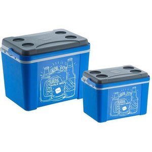 Combo Caixa Térmica Azul Beer - 2 Caixas: 34 L + 12 L