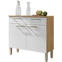 Ver imagem 2 de Balcão de Cozinha 90 cm 2 Portas e 2 Gavetas Freijó Supremo Nala Kits Paraná