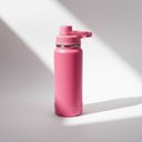 Ver imagem 1 de Garrafa Térmica Tr-004 Aço Inox 1000ml com Protetor de Silicone:Rosa Pink