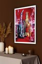Ver imagem 1 de Quadro Decorativo Fotografia Garrafas Coca-cola - 70x50cm:moldura Branca