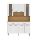 Ver imagem 2 de Armário de Cozinha 8 Portas 2 Gavetas Golden Freijo/supremo - Ssx Multicoisas