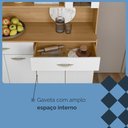Ver mais imagens de Armário de Cozinha 8 Portas 2 Gavetas Golden Freijo/supremo - Ssx Multicoisas