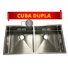 Pia Cuba Dupla Quadrada com Canal Equipado de Inox Gourmet Embutir ou Sobrepor 40x40 - Ajl Ajl Store - 4