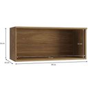 Ver imagem 4 de Armário Aéreo 80cm Botanic 1 Porta M637 Kappesberg Nogueira