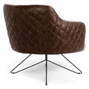 Ver imagem 5 de Kit 2 Poltronas Decorativas Jade Base Orby C-107 Corano Tressê Linho Bege - Domi