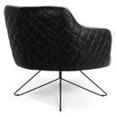 Ver imagem 5 de Kit 2 Poltronas Decorativas Jade Base Orby C-315 Corano Tressê Linho Cinza Claro - Domi