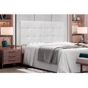Ver imagem 2 de Cabeceira Painel Verona Para Cama Box King 195 cm Corino Branco - D’Rossi