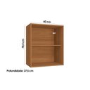Ver imagem 5 de Aereo 1 Porta de 60 Cm R643 Linha Ciela Kappesberg - Canela