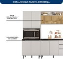 Ver imagem 6 de Cozinha Modulada 6 Peças com Aéreo de Vidro Reflecta e Paneleiro Duplo Evidence
