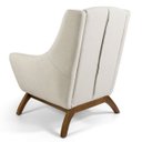 Ver imagem 5 de Kit 2 Poltronas Decorativas Juliet Base de Madeira B-370 Linho Bege Cru - Domi
