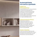 Ver imagem 5 de Módulo Nicho Triplo Planejado Hera CabeCasa MadeiraOriginals Off White/Cream