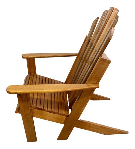 Cadeira Pavao Adirondack Eucalipto com Stain e Verniz - Stain Imbuia - Natural - 4