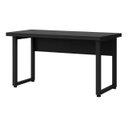 Ver imagem 7 de Mesa Escritório Pé Quadro - 1,50x0,60m - c/ Gavetas - Preto / Preto - 26202