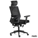 Ver mais imagens de Cadeira de Escritório Presidente Moob Armênia Ergonômica Giratória com Encosto Reclinável