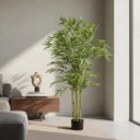 Ver imagem 1 de Bambu Artificial Real Toque Planta Decoração com 1.60m, Super Realista para Decoração de Casa.