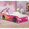 Cama Infantil Carro Veloz Pink - 1